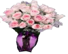 *R* Pink Roses in Vase