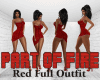 ß Sexy Red Full Outfit