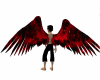 Goth Red/Black Wings