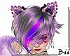 Purple Cat Ears + Mask