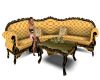 Golden Art Deco Couch