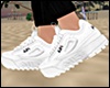 E* White Sport Shoes