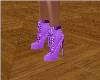 Purple Hightop Boots