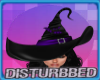 ! Batty Witch Hat- Purp