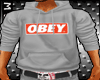 Obey Grey Hood 