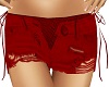 (BB) RED JEAN SHORTS