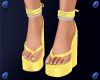 *S* Sandals Yellow