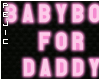 .p. babyboy for daddy