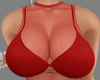 sw Red Tulle Leather