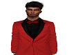 ^F^Suit Jacket Black&Red