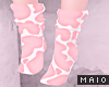 🅜 COW: pinku socks