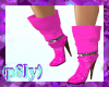 (p8ly) Western Boot Pink