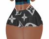 LV Custom Mini Skirt