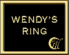 WENDY'S RING