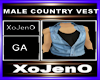 MALE COUNTRY VEST
