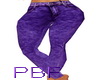 PBF*Purple High Waist Jn