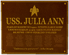 Julia Ann Bridge Plaque
