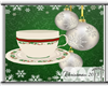Christmas Teacup& Saucer