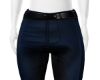 NAVY ON POINTE SLACKS
