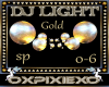 Gold Spheres dj light