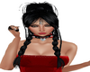 pin up braided black