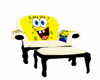 spongebob readin chair