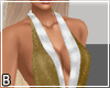 Gold Fishtail Train Gown