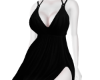 L! BLACK LONG DRESS