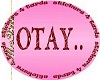 SFT sticker  OTAY