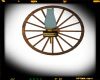 wagon wheel lamp