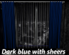 Dark Blue w/sheers
