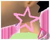 ~D Star pink earings