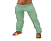 Male Light Green Pants