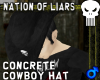 NoL Concrete Cowboy Hat