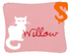 Pink willow Pillow