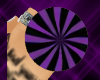 black nd purple Rt ring