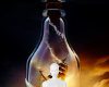 Ship bottle background