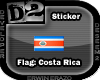[D2] Flag Costa Rica