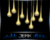 J| Gold Hanging Lights