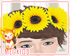 Sunflower Crown Kids