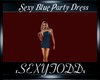 S.T SEXY BLU PARTY DRESS