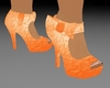 orange leather heel