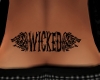 wicked lower back tat.