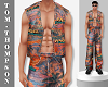 Paxton Printed Vest