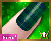 St Patrick Nails Clover
