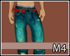 |M4| HipHop Cyan Jeans