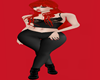 !  BLACK CORSET & LEGINS