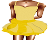 kid's yellow party dress