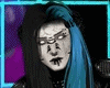 Dark Hair grey/blue
