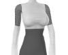 sheer turtleneck white